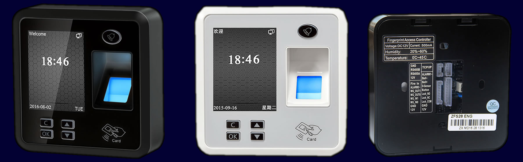 TFS28 Fingerprint reader access control